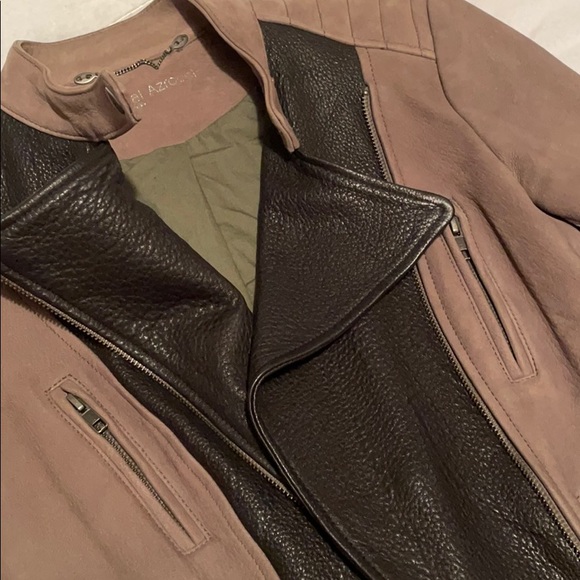 Yigal Azrouel Lamb Leather Moto Jacket - Picture 3 of 7